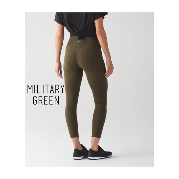 green lululemon leggings
